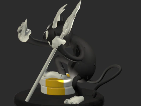 Demon CUPHEAD 3D Print Model