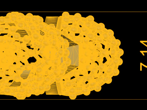 Honeycomb Lace Bangle Solid Inner Strap 3D Printable STL Verified 3D Print Model