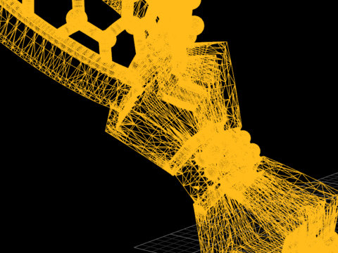 Bracciale rigido in pizzo a nido d'ape, cinturino interno solido, stampabile in 3D, STL verificato Modello di stampa 3D