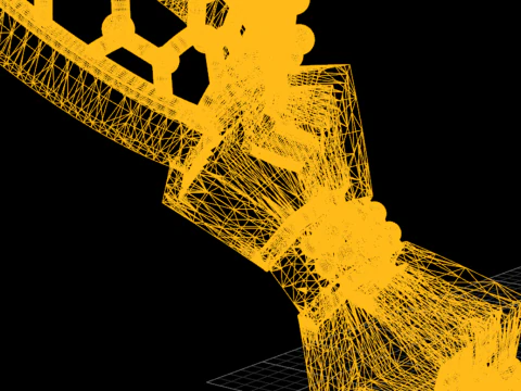 Honeycomb Lace Bangle Solid Inner Strap 3D Printable STL Verified 3D Print Model