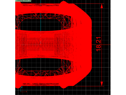 Luz luxuosa do sinete do rubi dos homens da grade imperial forte - c&oacute;pia Ready-3DM STL Modelo de Impressão 3D