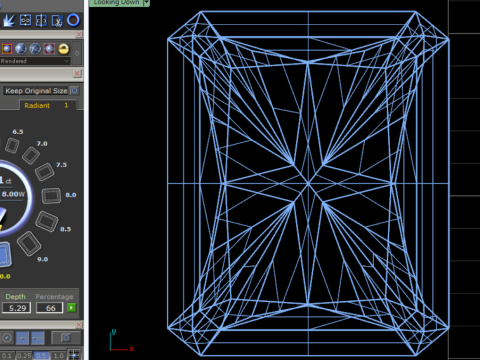 Cincin Solitaire Potongan Zamrud Ular Penjaga Cetak Detail Tinggi Siap-3DM-STL Model Cetak 3D