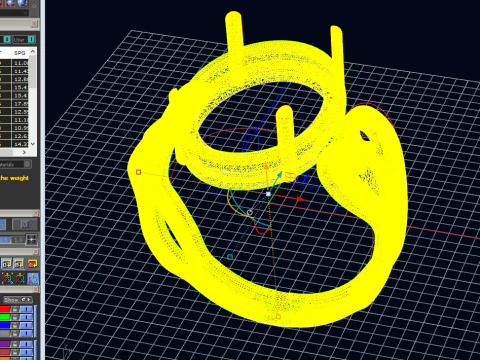 Natures Embrace Twisted Vine Oval Ring Organic Shank - Print Ready-3DM-STL 3D Print Model