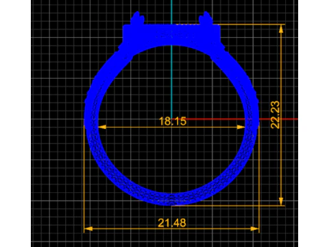 Sultans Legacy Grand Oval Signet Ring Engraved Shank Halo Setting - Print Ready-3DM-STL 3D Print Model
