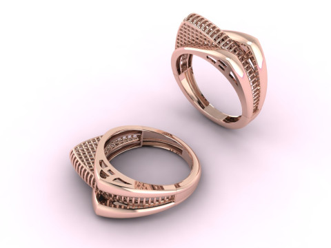 Golden Helix 雕塑球体旁路环现代流体设计 3DM STL 3D 打印模型