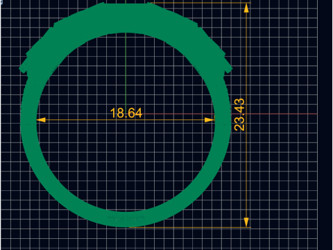 우븐 블라썸 클러스터 링 팝콘 메쉬 생크 에나멜 레디 STL 3D 프린트 모델