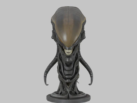 Чужа голова 3D Модель