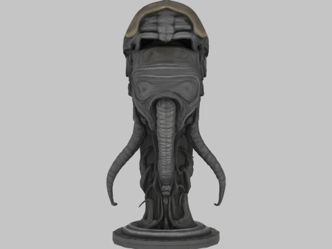 Чужа голова 3D Модель