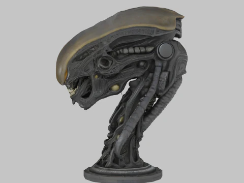 Чужа голова 3D Модель