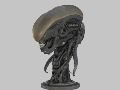 Чужа голова 3D Модель