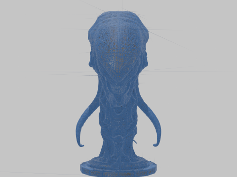 विदेशी सिर 3D मॉडल