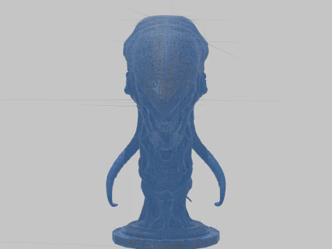 Чужа голова 3D Модель
