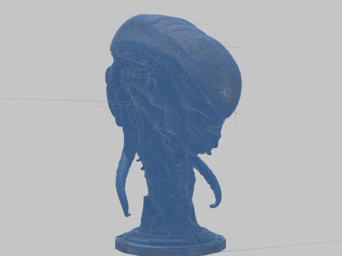 विदेशी सिर 3D मॉडल