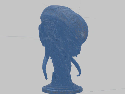 Чужа голова 3D Модель