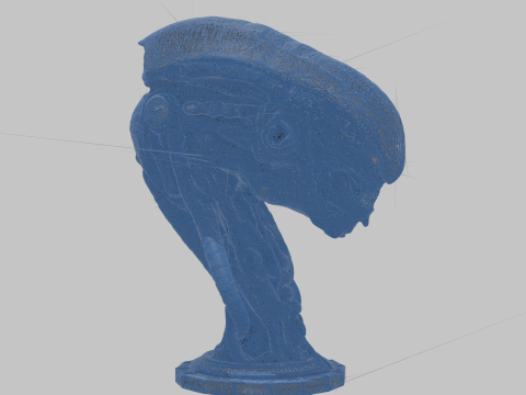 विदेशी सिर 3D मॉडल