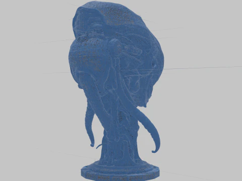 Чужа голова 3D Модель