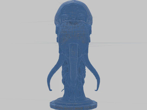 Чужа голова 3D Модель