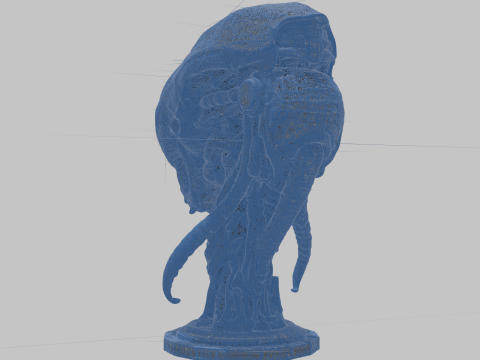 विदेशी सिर 3D मॉडल