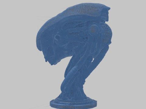 Чужа голова 3D Модель