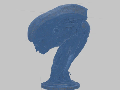 Чужа голова 3D Модель