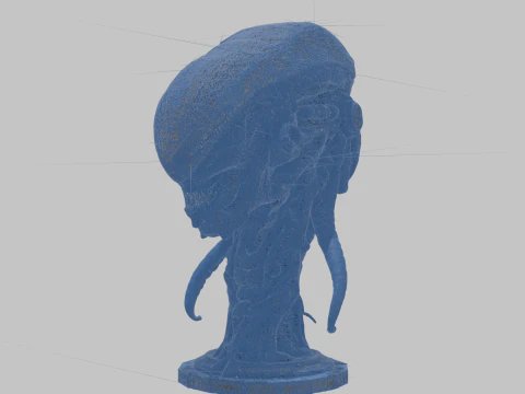 Чужа голова 3D Модель