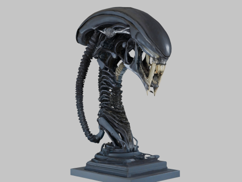 Чужая голова 3D Модель