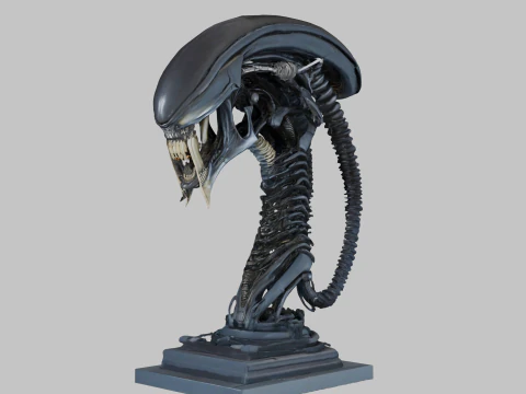 Чужа голова 3D Модель