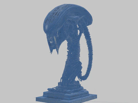 Чужа голова 3D Модель