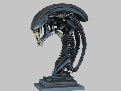 Чужа голова 3D Модель