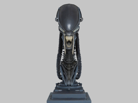 विदेशी सिर 3D मॉडल