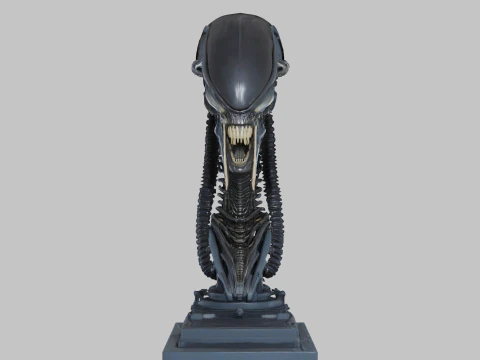 Чужа голова 3D Модель