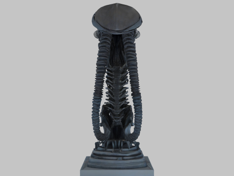 विदेशी सिर 3D मॉडल