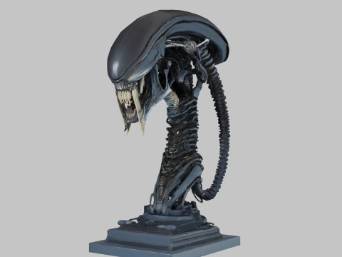 Чужа голова 3D Модель