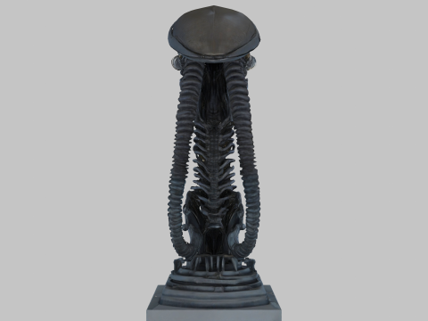 विदेशी सिर 3D मॉडल