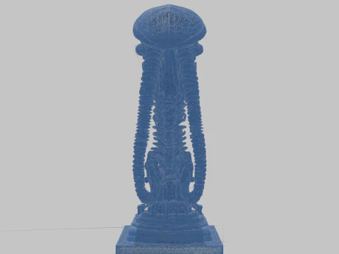 Чужа голова 3D Модель