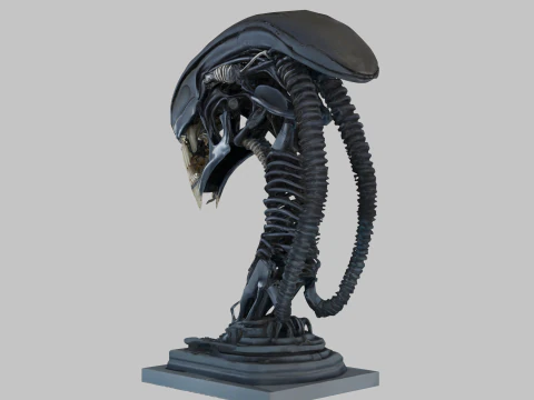 Чужа голова 3D Модель