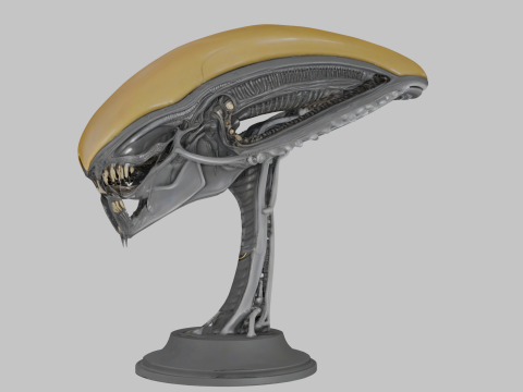 Alien-Kopf-Büstenmodell 3D Modell