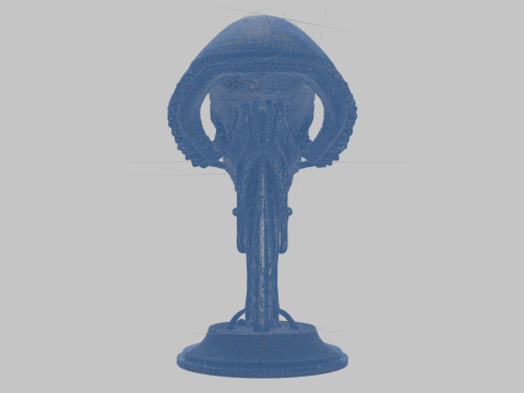 Alien-Kopf-Büstenmodell 3D Modell