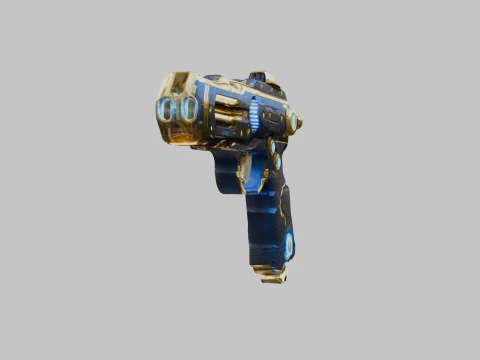 Pistola futuristica Modello 3D