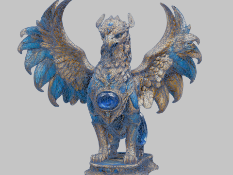 Escultura Grifo Modelo 3D