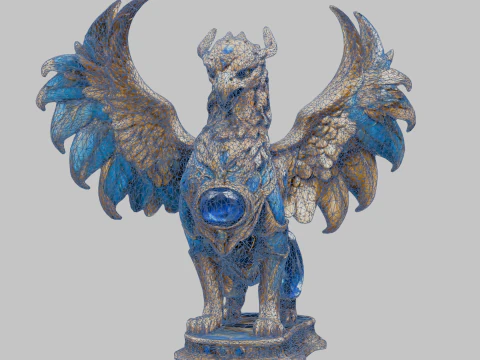 Griffin Sculpture 3D Model