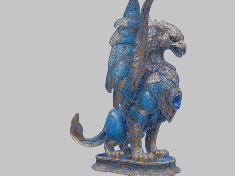 Escultura Grifo Modelo 3D