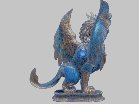 Griffin Sculpture 3D Model