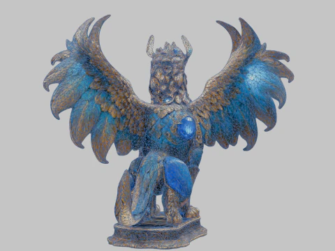 Griffin Sculpture 3D Model