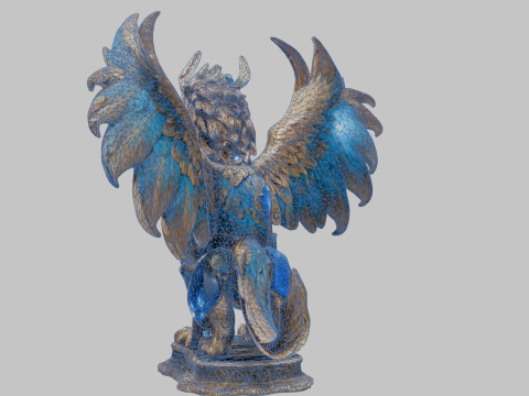 Escultura Grifo Modelo 3D