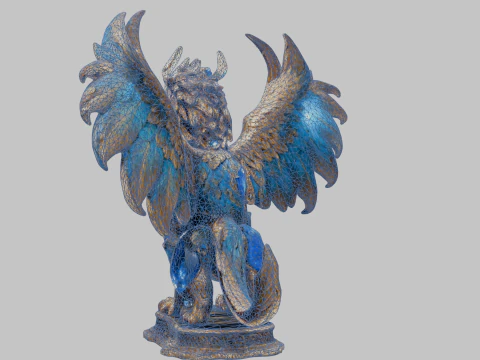 Griffin Sculpture 3D Model