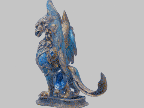 Escultura Grifo Modelo 3D