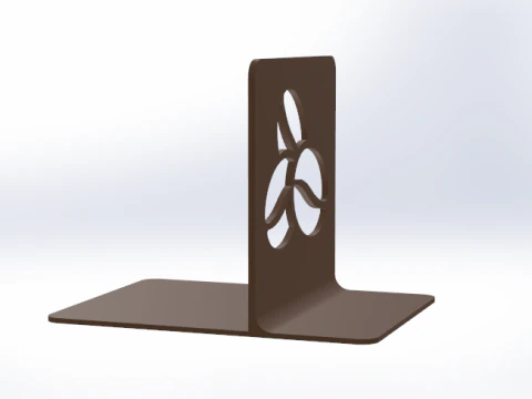 Coffee Bean Bookend - Shelf Book Holder 3D Print Model