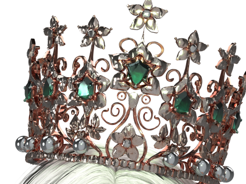Grean tiara 3D Model