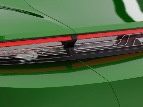 Porsche Taycan Turbo S Cross Turismo With Interior 3D Model